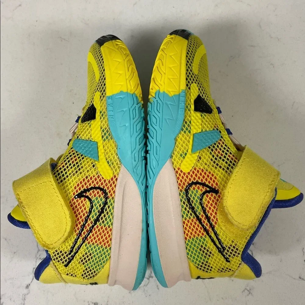 2021 Nike Kyrie 7 TD '1 World 1 People' CT4980 700 Size 8C Yellow Strike