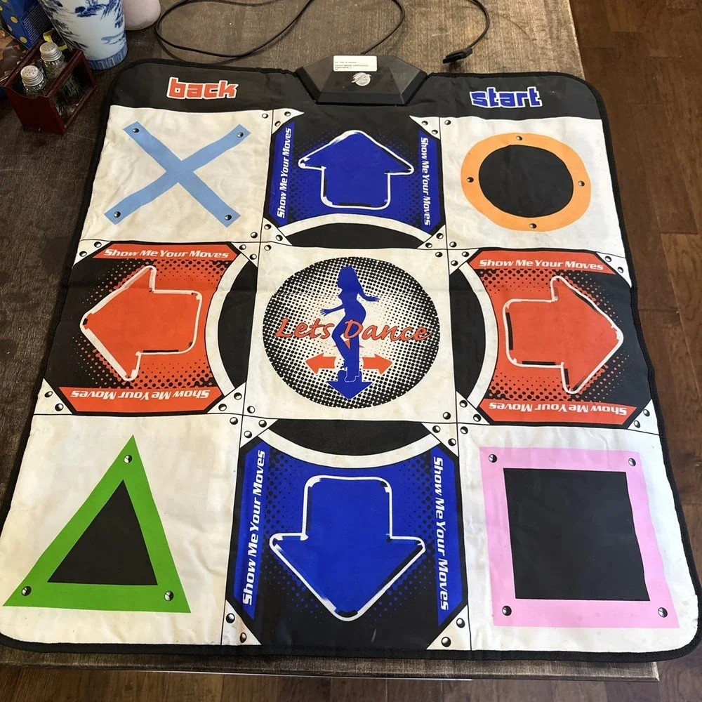 Pelican Universal Dance Pad Mat PS2?? Revolution Lets Dance Not Tested Set Of 2