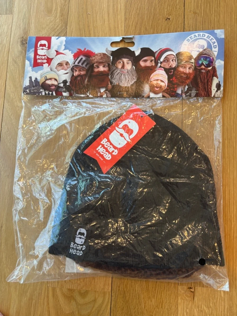 Beard Head Hat Beanie Stubble Populous NIP One Size