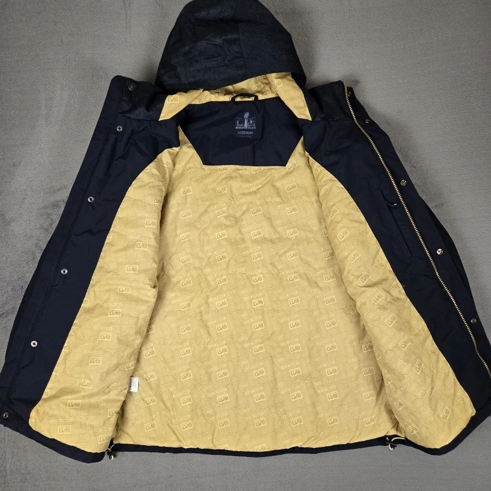 Super Bowl LVIII‎ Jacket Mens Medium Parka 2022 NFL Las Vegas Chiefs 49ers