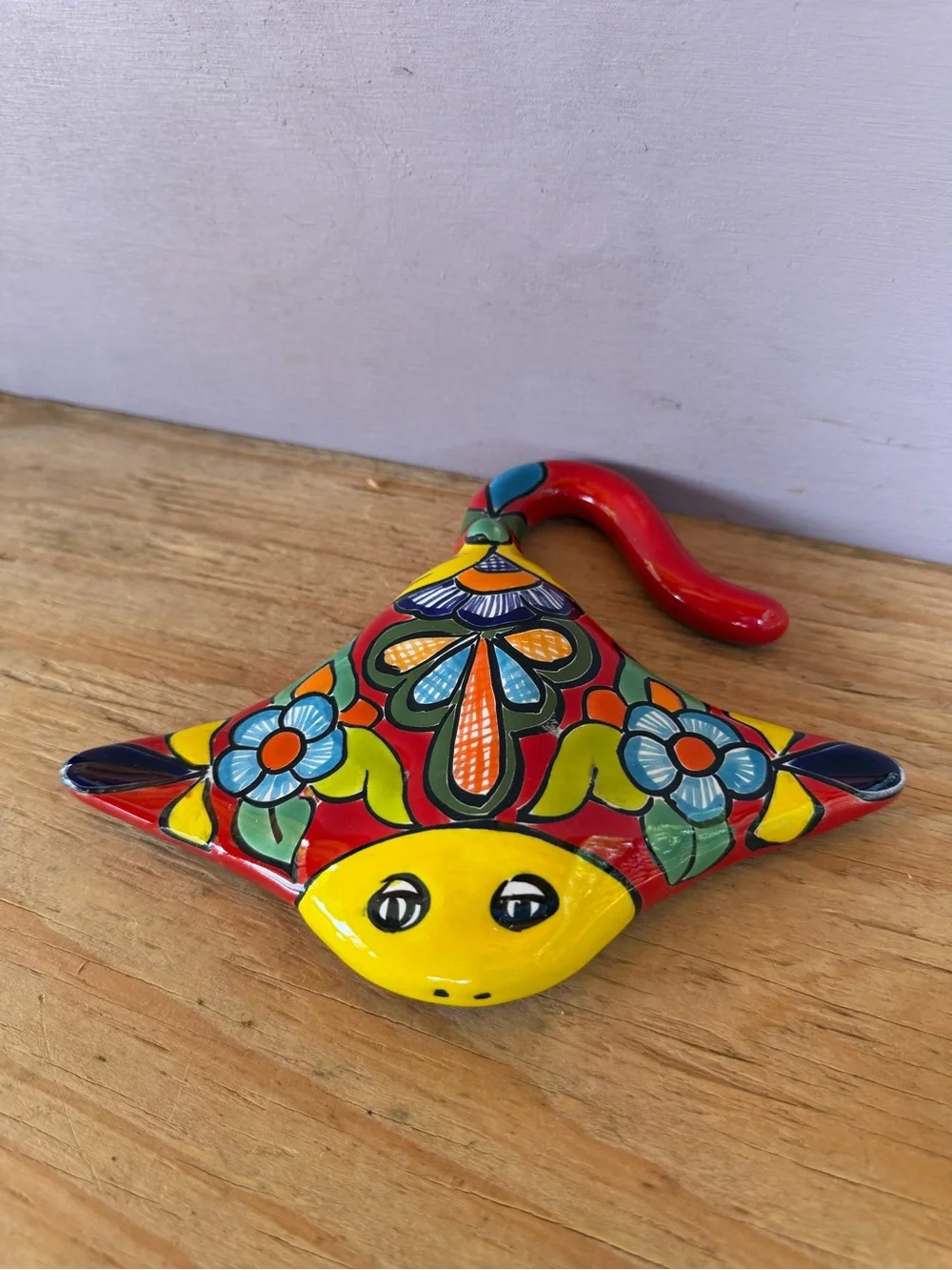 Handmade vibrant hand