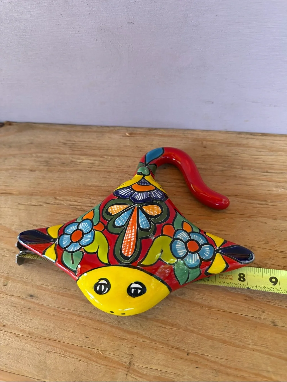 Handmade vibrant hand