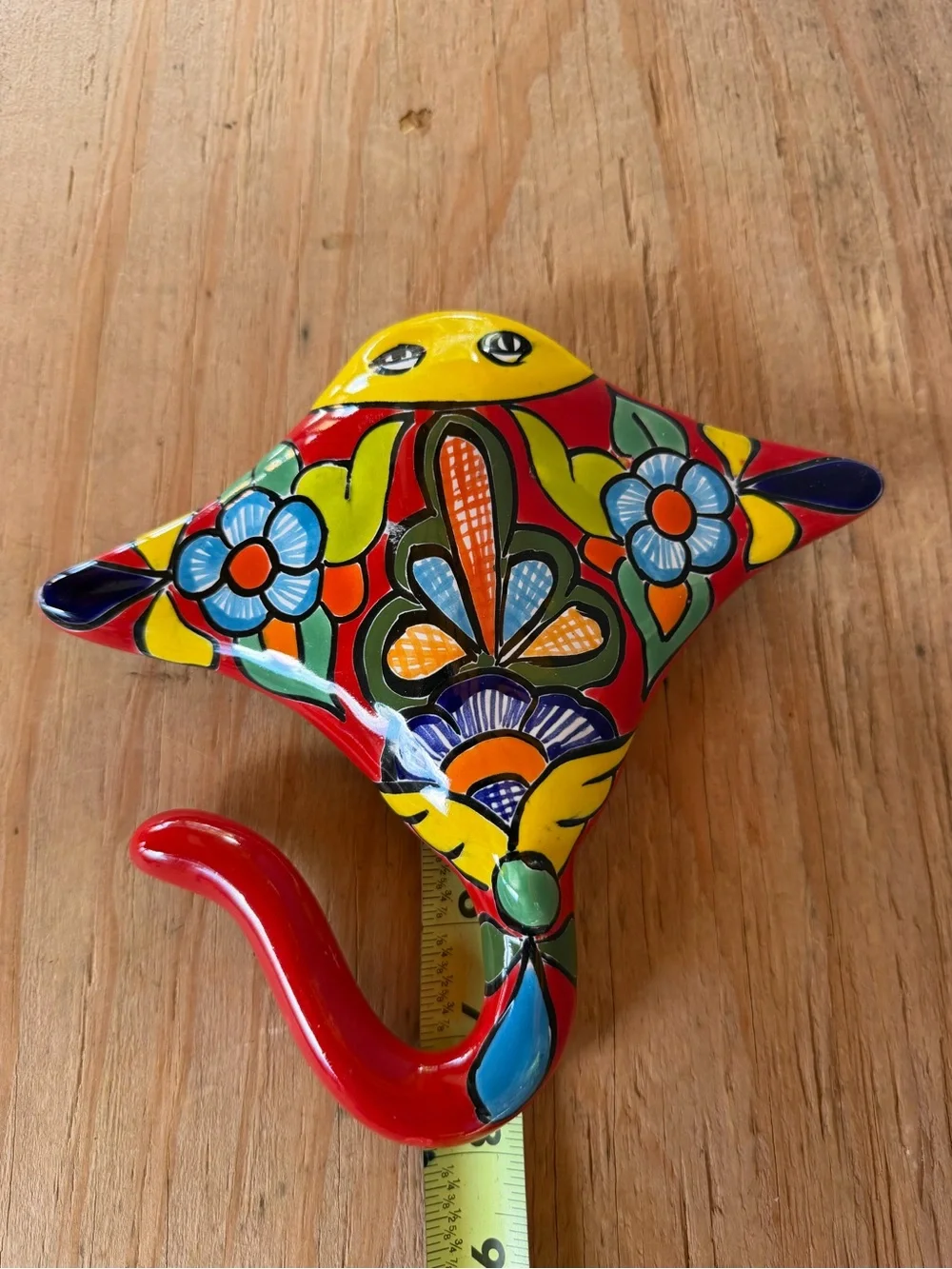 Handmade vibrant hand