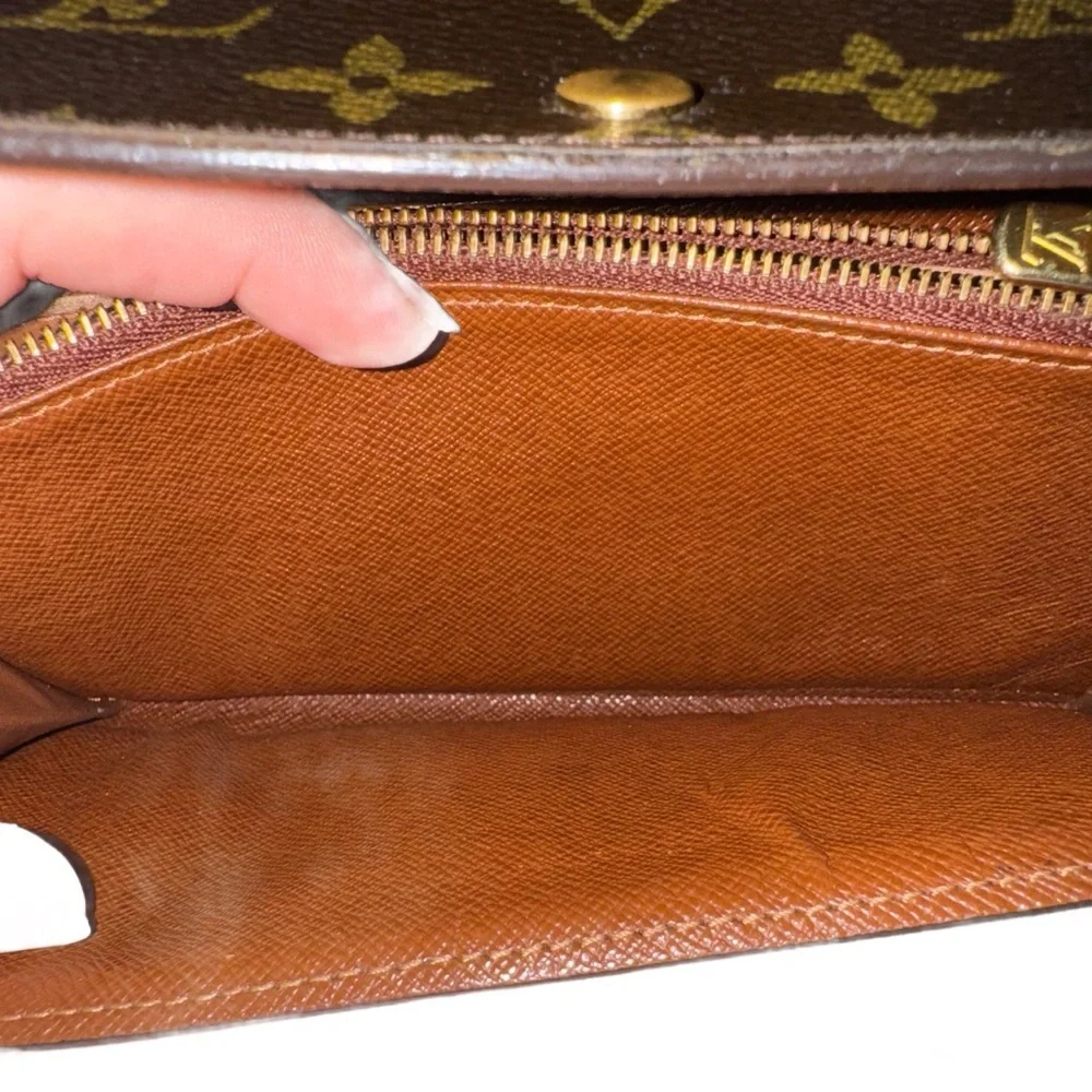 Louis Vuitton Brown Monogram Wallet Duo- Zippy & Sarah