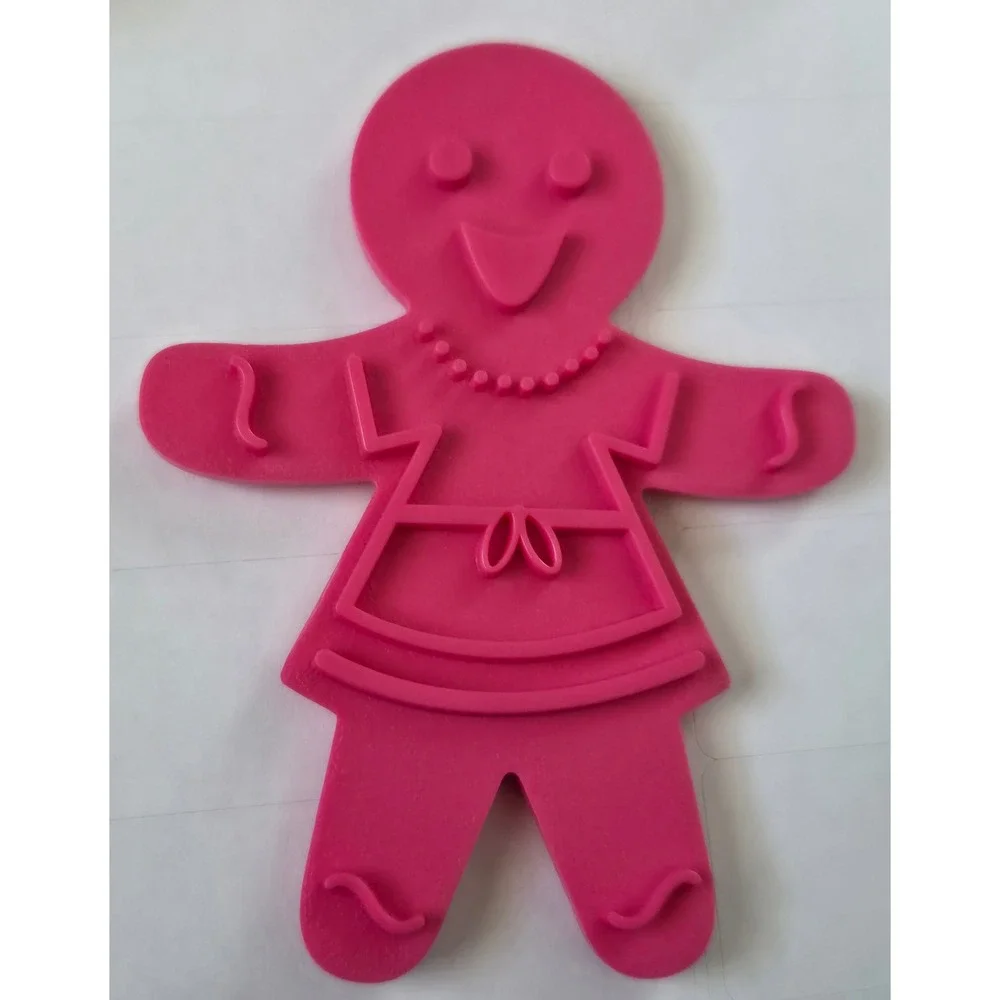 Tovolo Gingerbread Girl Cookie Cutter Set 2 Frames 3 Double‎ Sided Templates