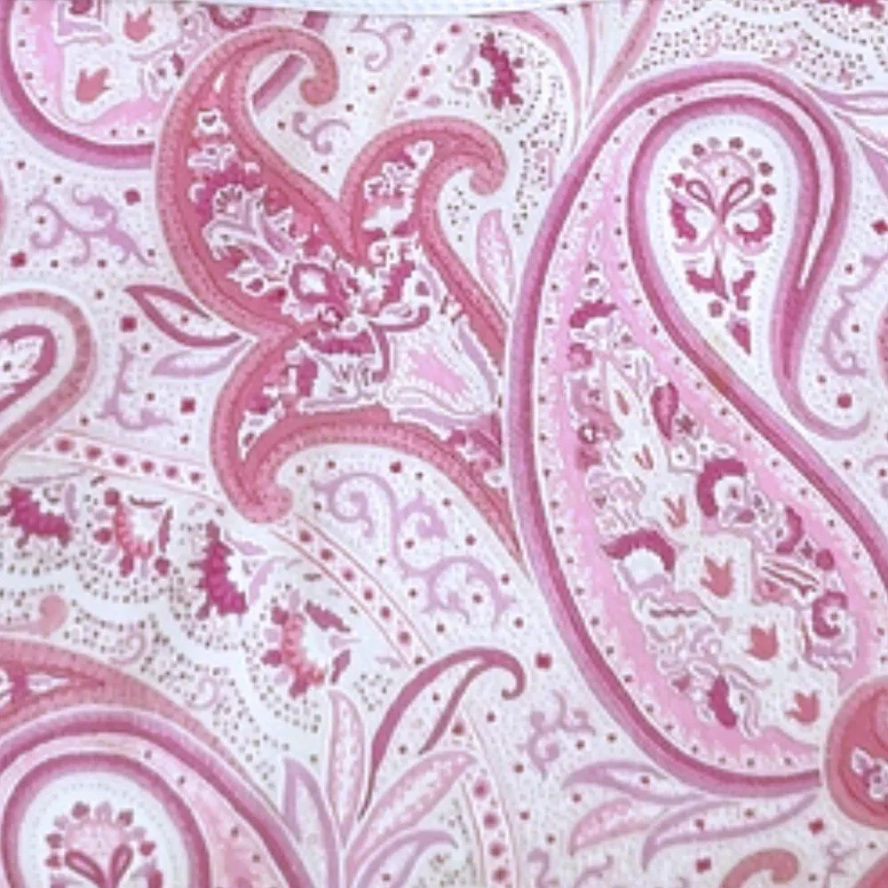Etro pink paisley cloth tote shoulder bag EUC