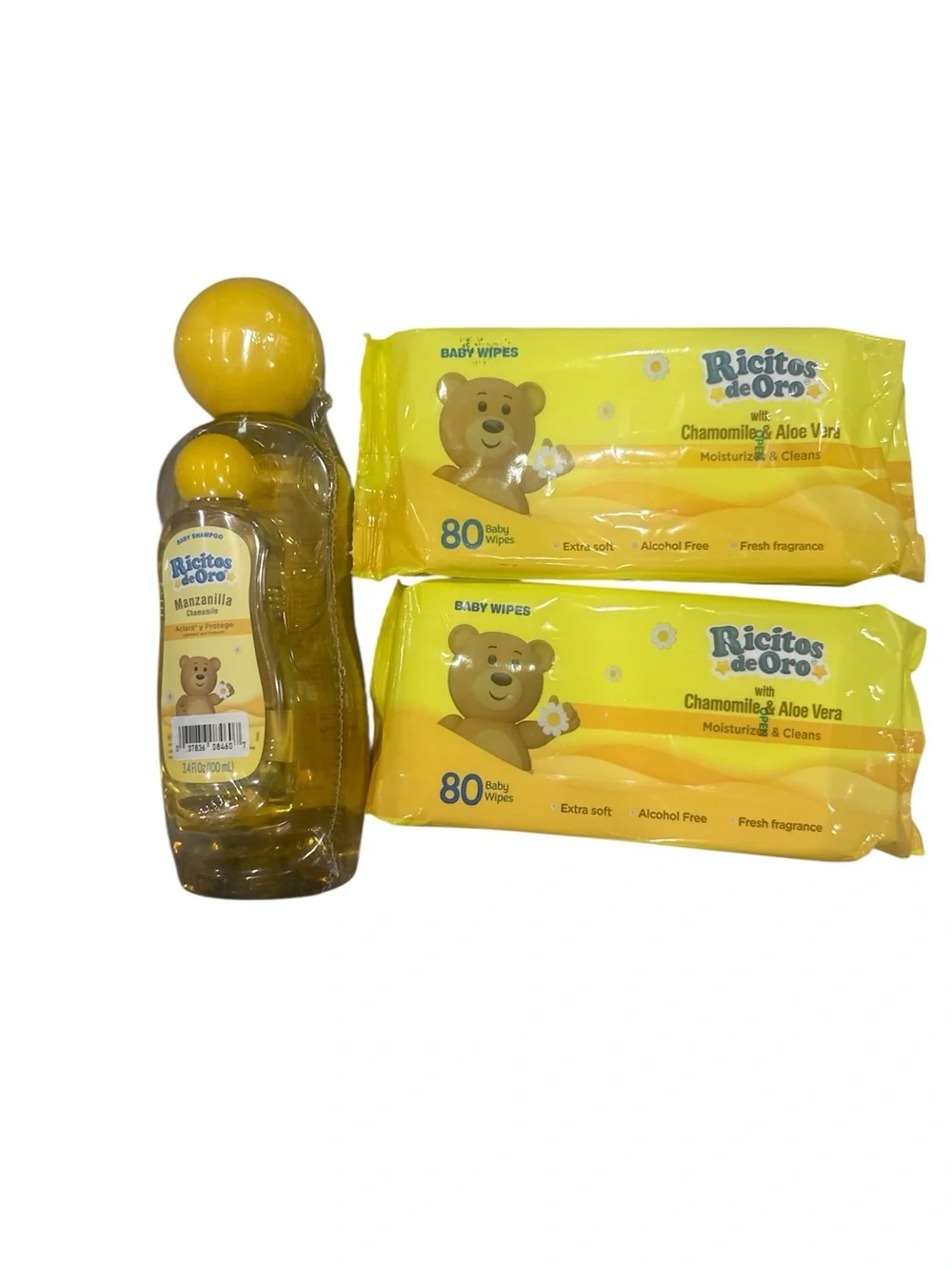 Chamomile Baby Shampoo & Wipes - Yellow