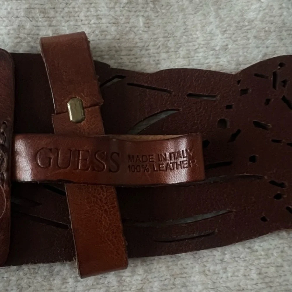 Guess genuine leather