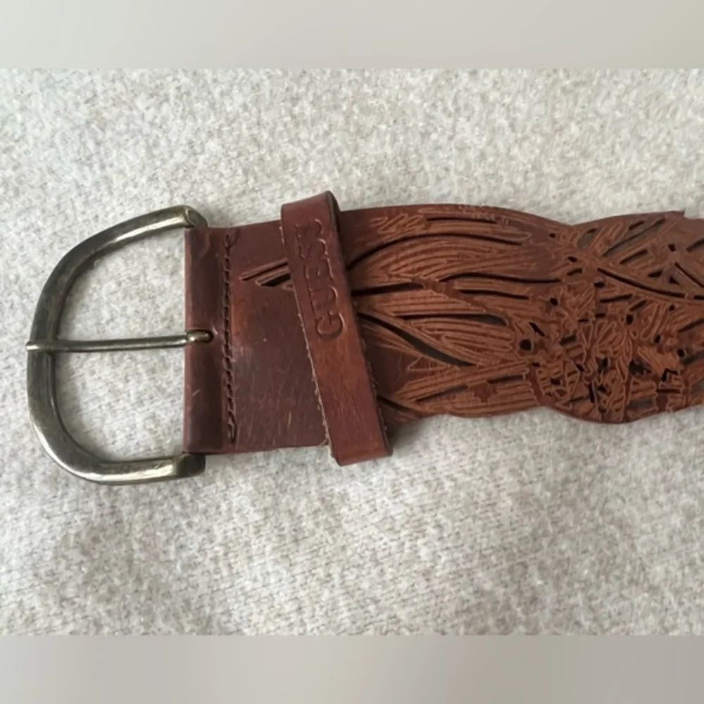 Guess genuine leather