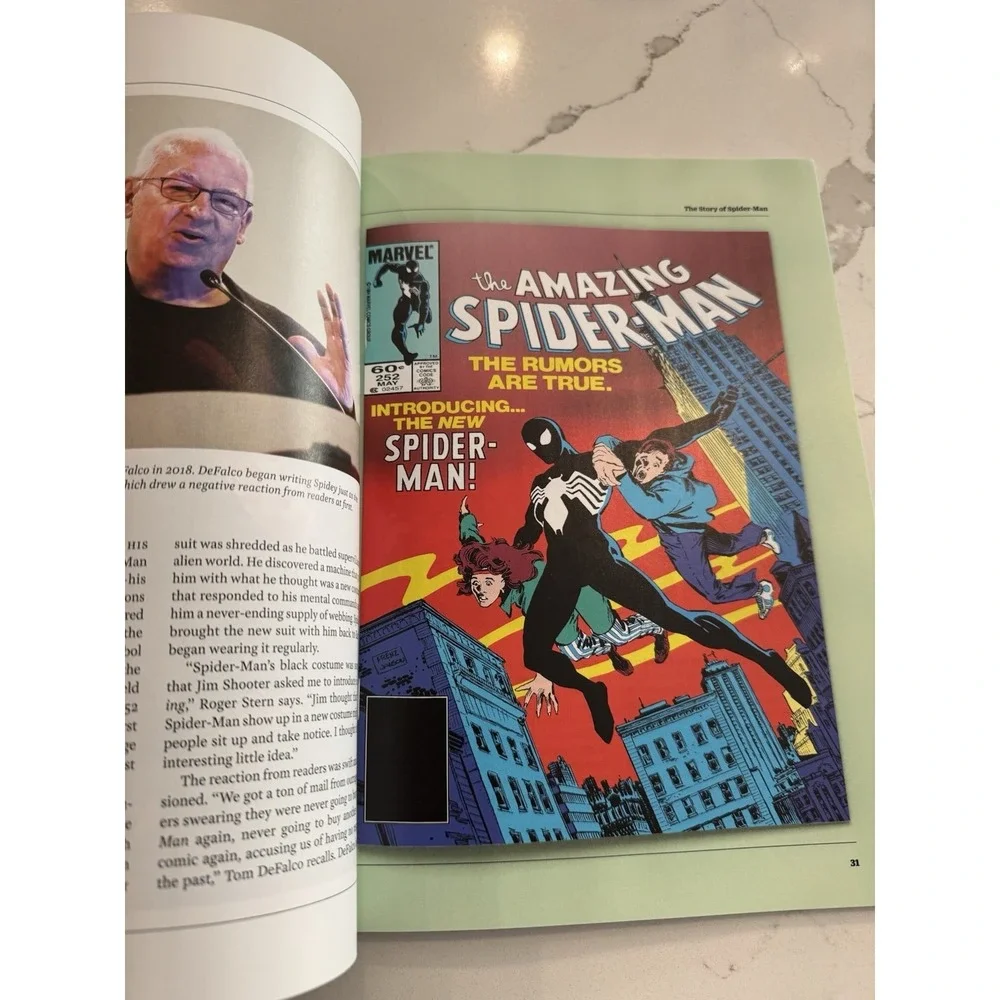 Time Magazine Special Edition 2022 Story of Spider-Man Marvel Comics MCU Book