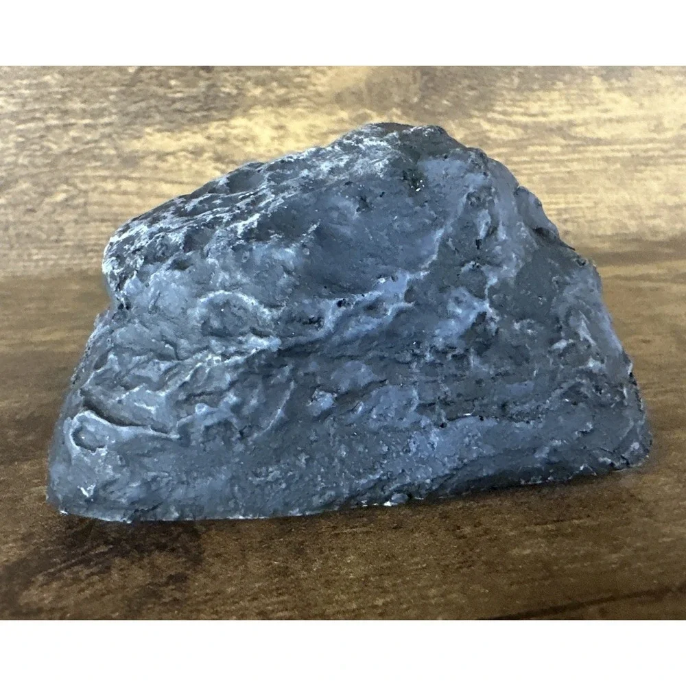 Small Black Simulated Faux Rock Hide a Key-Outdoor Decorative Fake Rock Key Hide