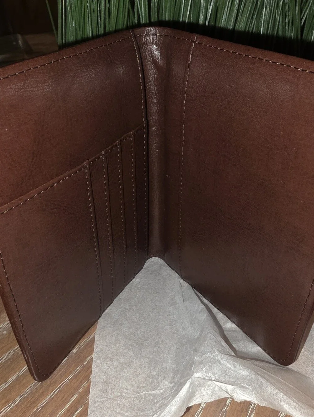 NEW Set of Two (2) Embossed Passport Cover Brown & Red