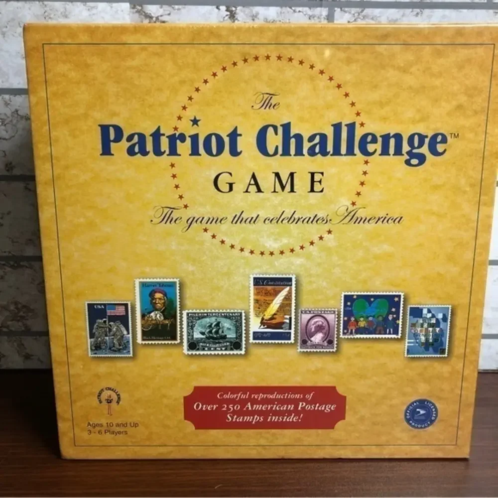 The‎ patriot challenge game stamp collecting americana