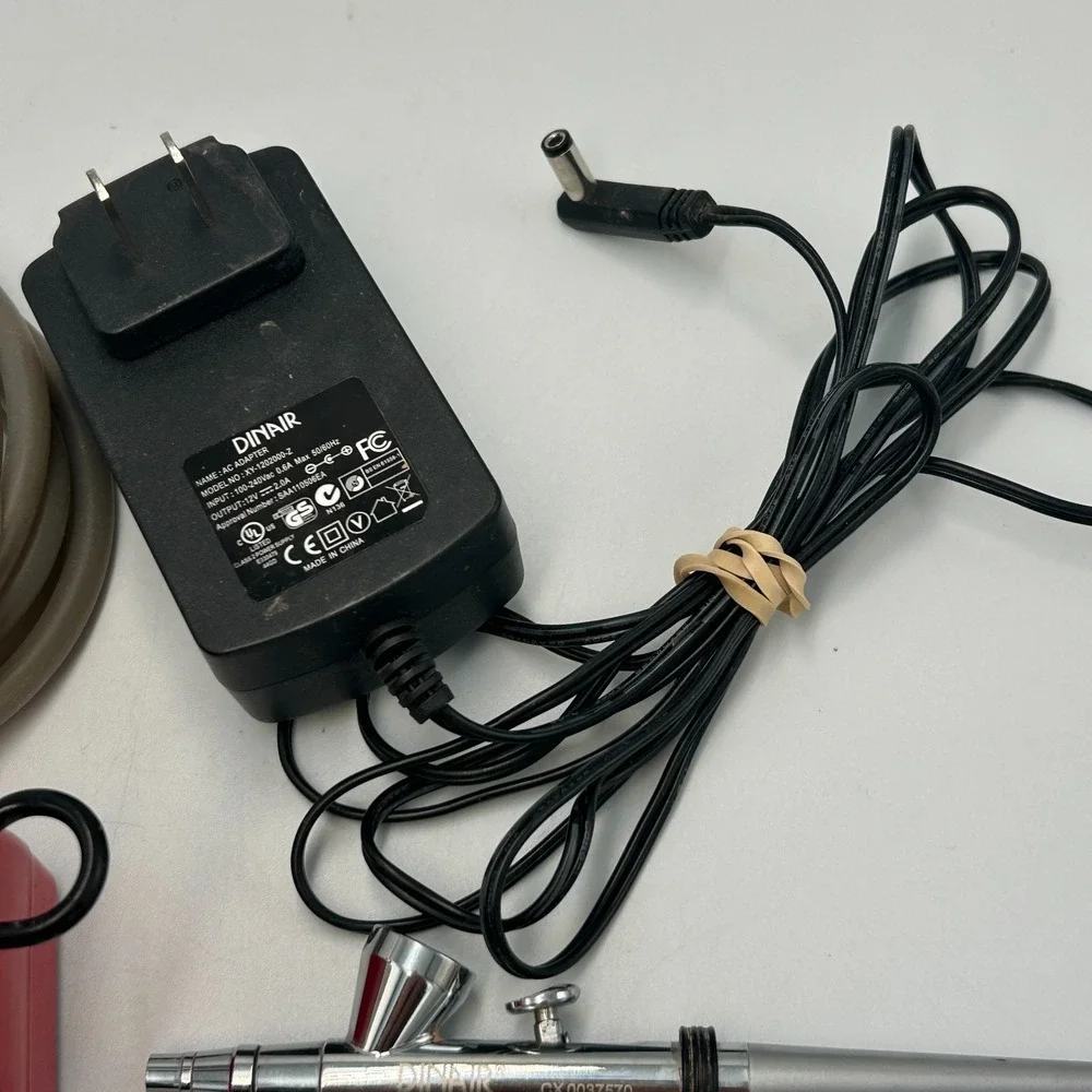 Dinair Airbrush Makeup Cosmetics Systems Compressor #870 Spray Gun Nail Art Tool