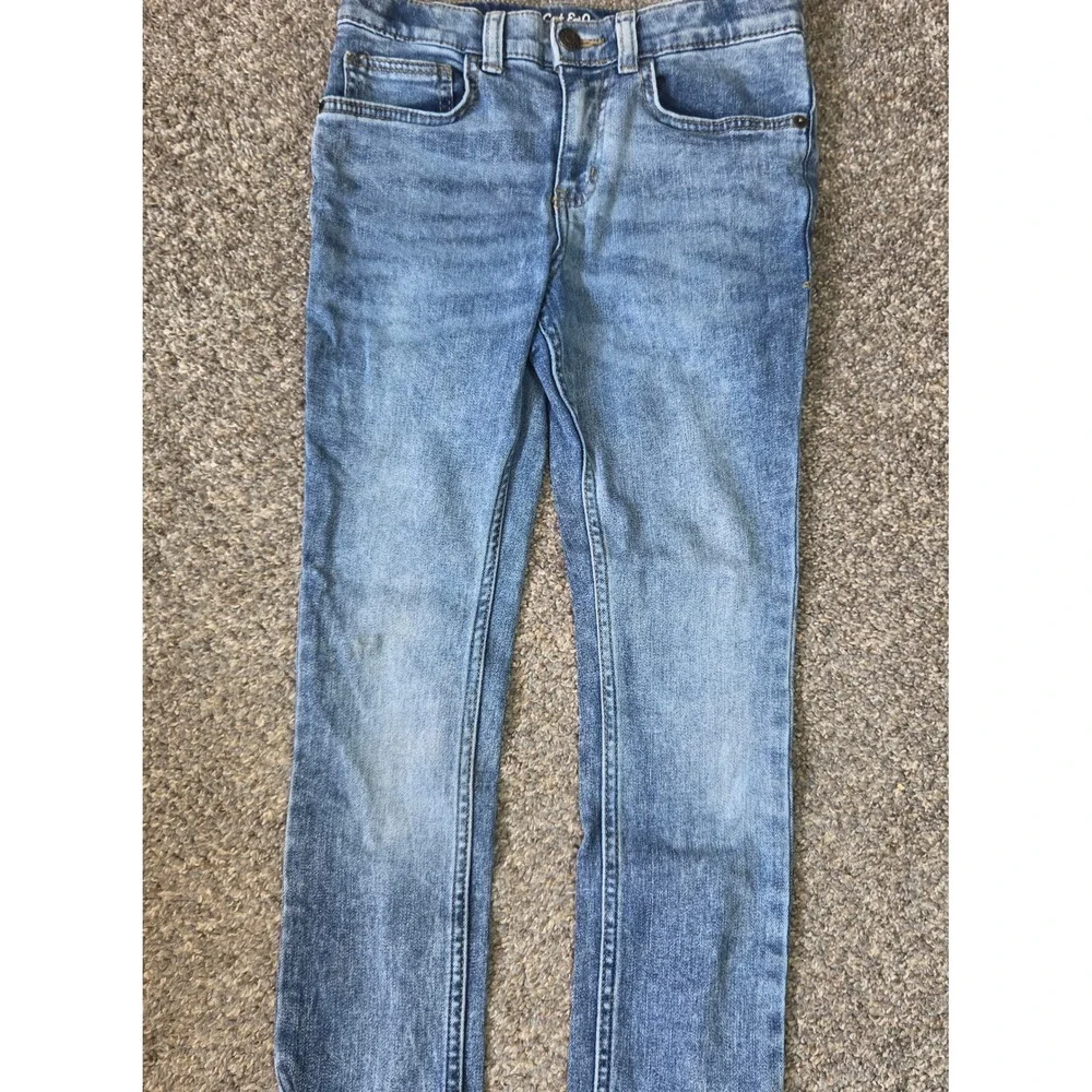 Cat & Jack Kids Skinny Super‎ Stretch Jeans Medium Wash Blue Size 8 VN1311992