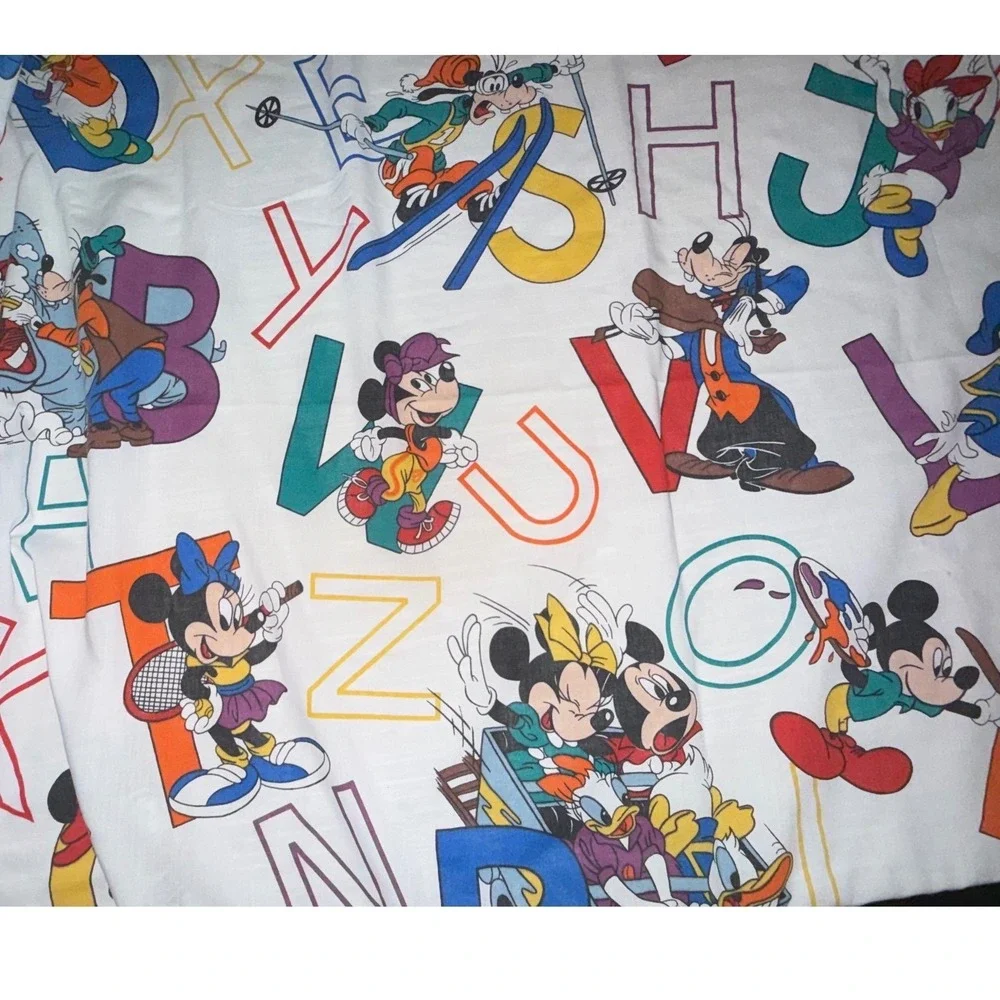 80s Disney Character‎ Storyboard Sheet | Pristine Vintage Cotton Blend