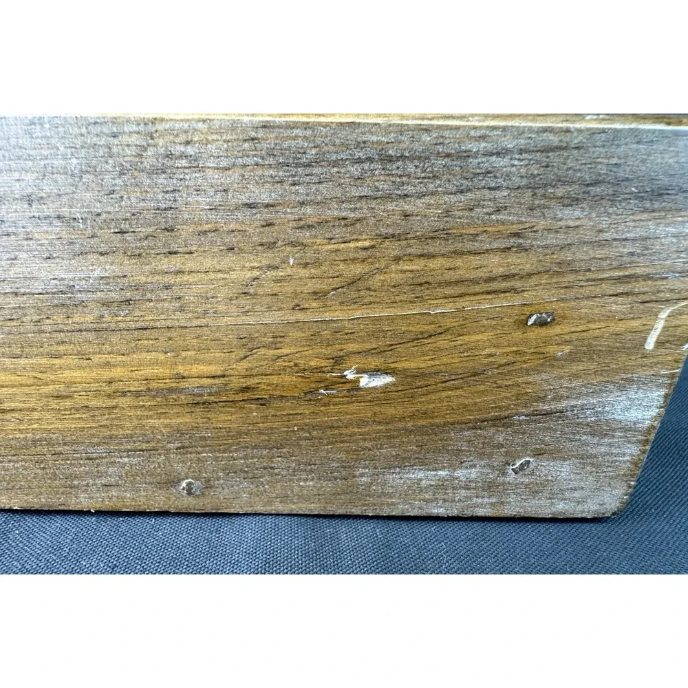 Wooden Ships vtg brown