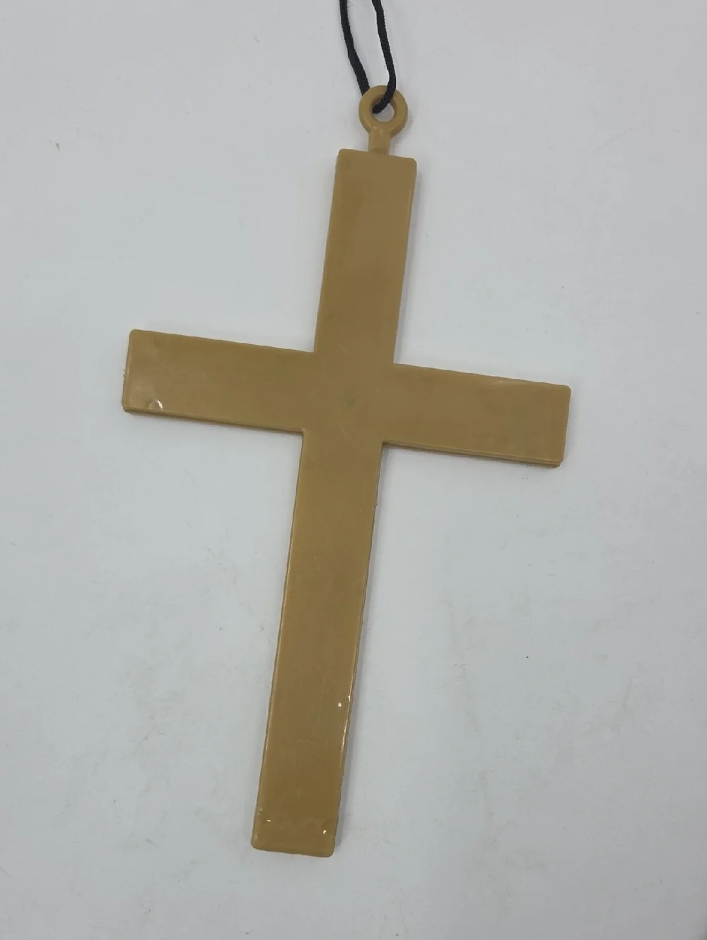 Children's Black Priest Costume with Gold Cross