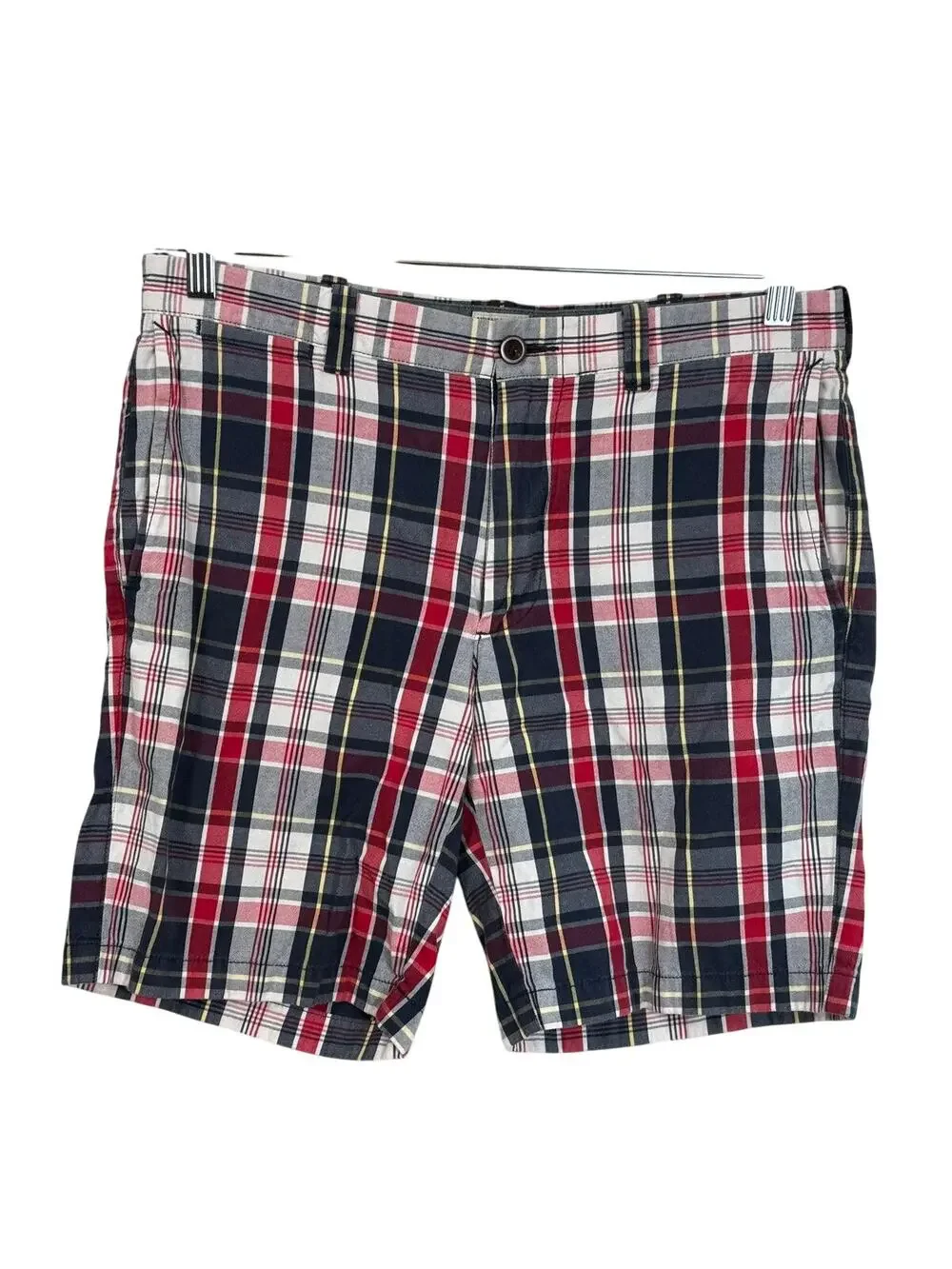 J.Crew Indian Madras Plaid Shorts Men’s 32 Preppy Chino Cotton