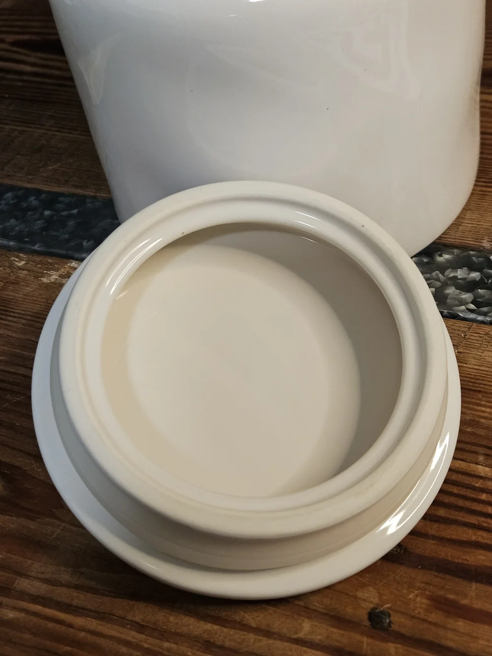 Rae Dunn white ceramic