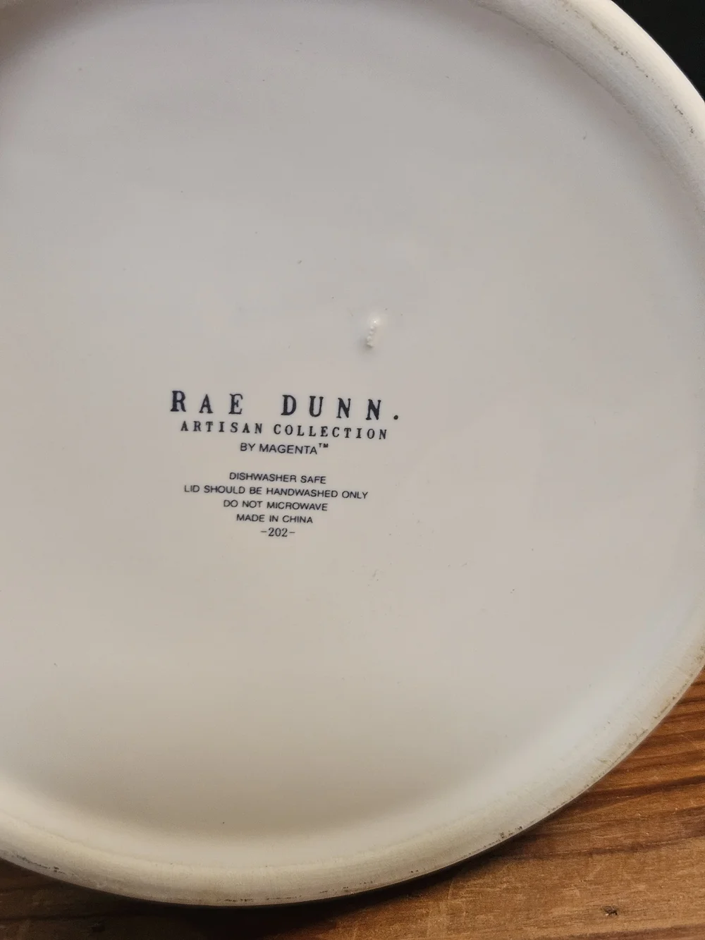 Rae Dunn white ceramic