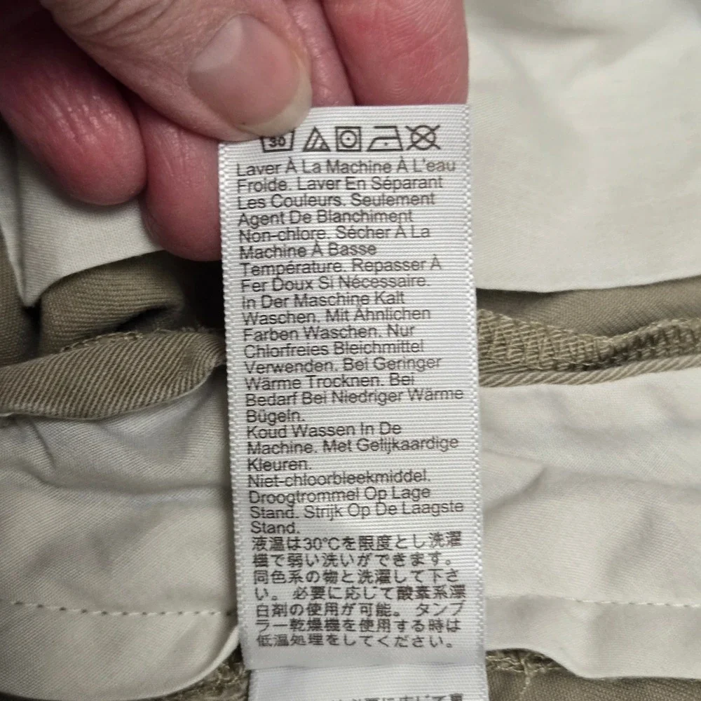 J.Crew Mens Khaki Tan Cotton Twill Chino Shorts 7 Inch Inseam Size 29