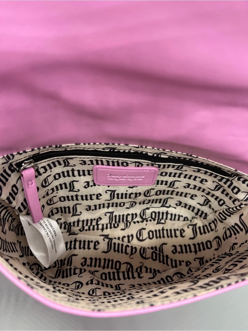 Juicy couture soft bow crossbody purse