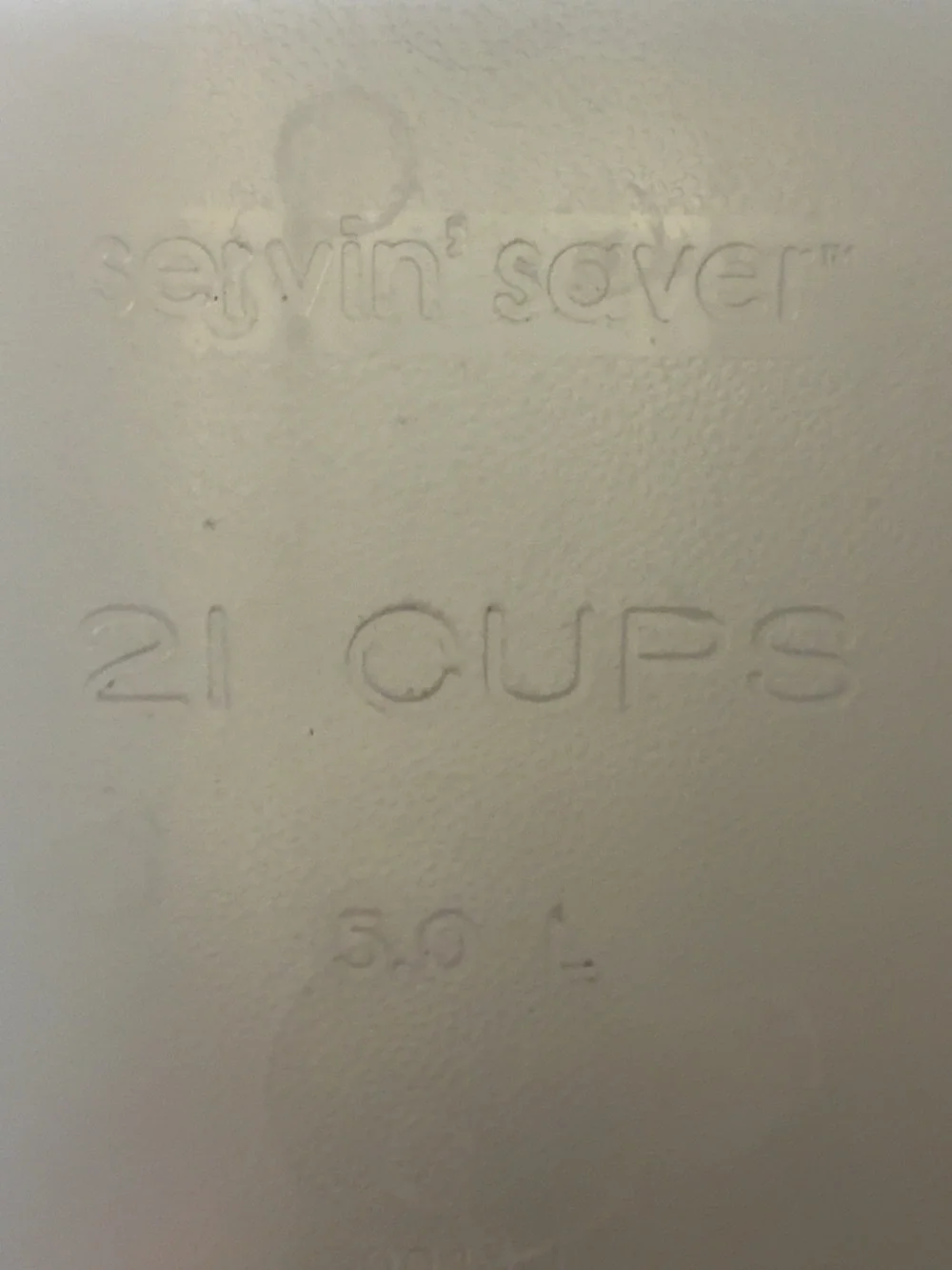 VTG Rubbermaid Plastic Food Storage Containers x3 with Lid - Cream