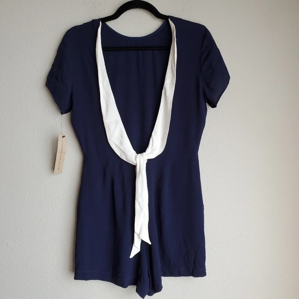 Reformation navy white