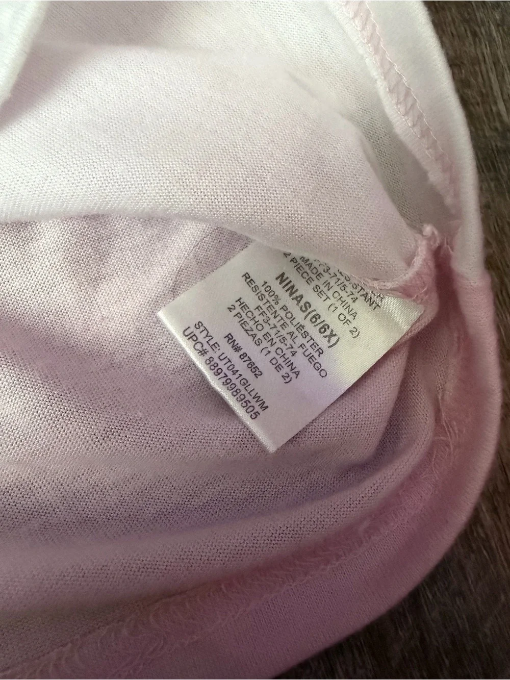 Girls Pajamas Long Sleeve 6x