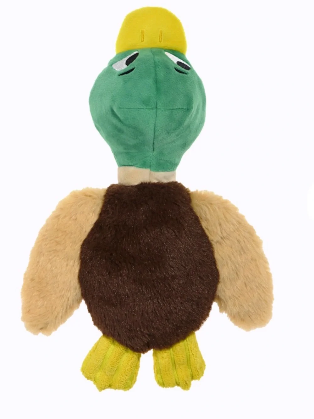 Barkbox dog toy L Duck NEW thrash, whip, squeak & crinkle