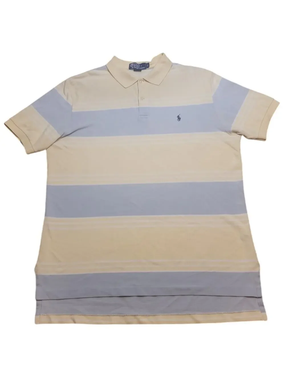 VTG Ralph Lauren Polo Rugby Shirt Men’s L 90s Preppy Color Block Striped