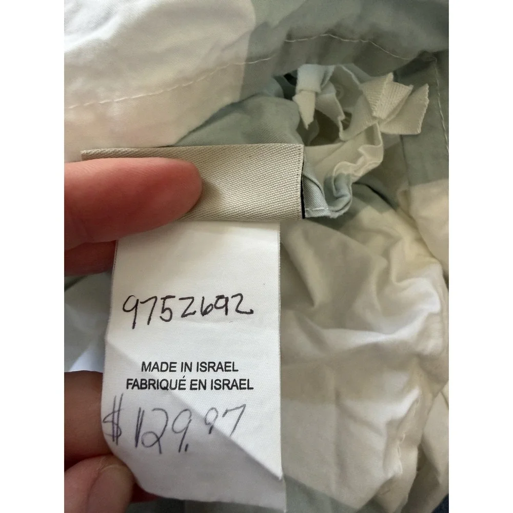 Pottery Barn greenish blue