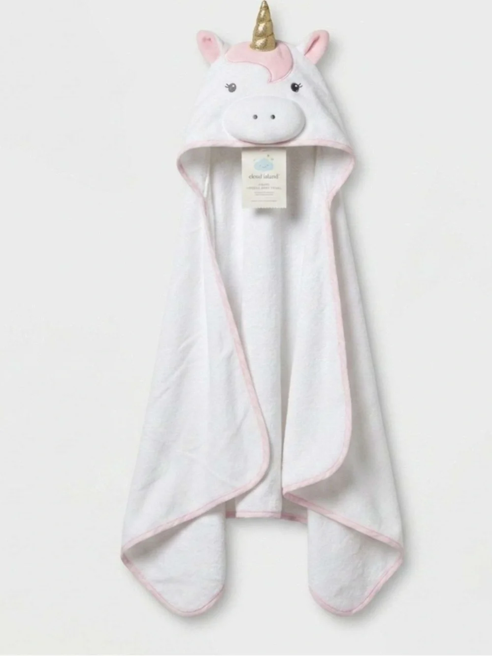 Cloud Island Unicorn Hooded Towel