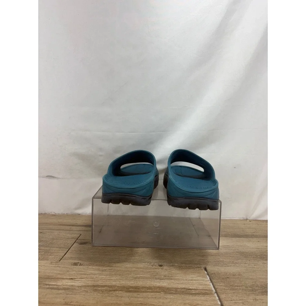 Hoka One One Ora Recovery Slide 2 Mens 13 Teal Black Sandals 1099673