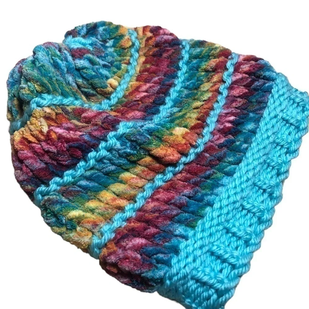 Handmade beautiful multicolored 11”