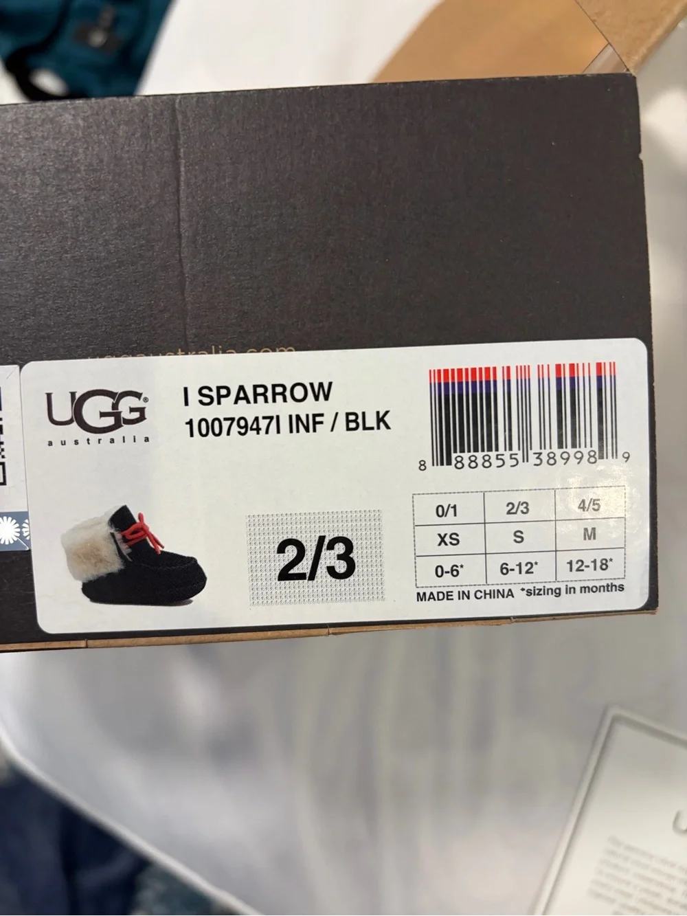 UGG kids moccasin
