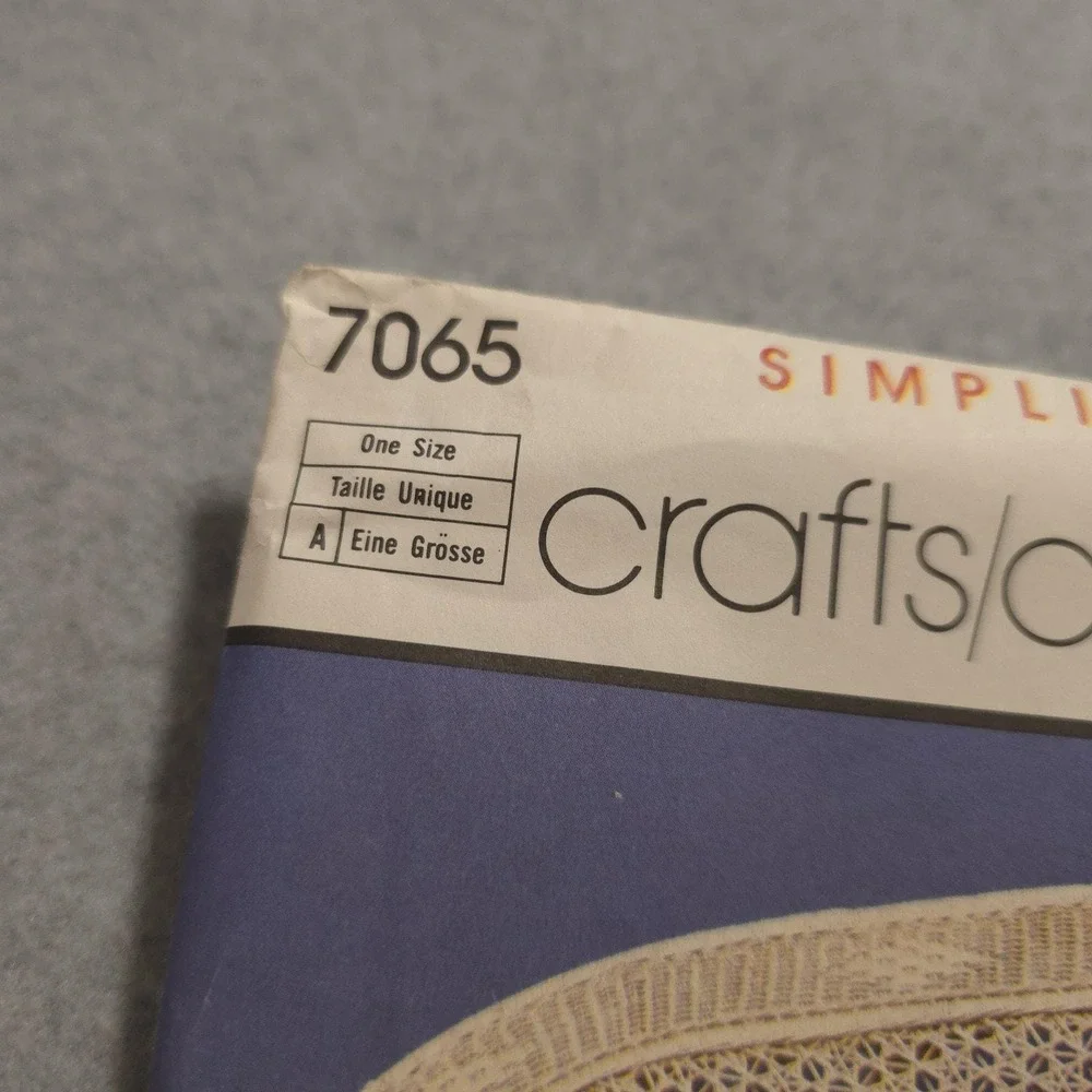 FOLDED STAR Block Pillow, Pot Holder Simplicity 7065 UNCUT Sewing Pattern 1985