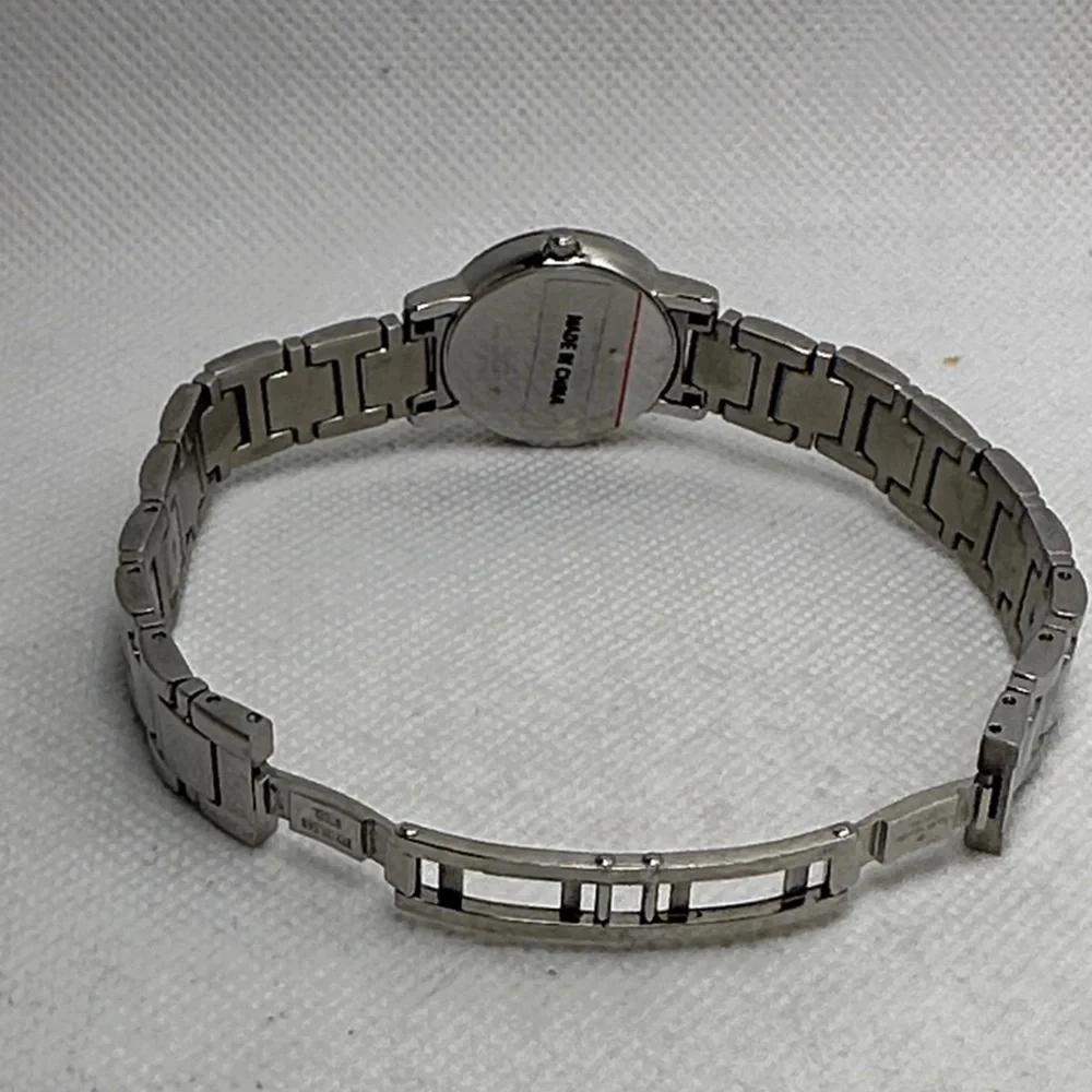 Kate Spade Gramercy Bracelet Watch Mother of Pearl Dial Crystal Hour Markers