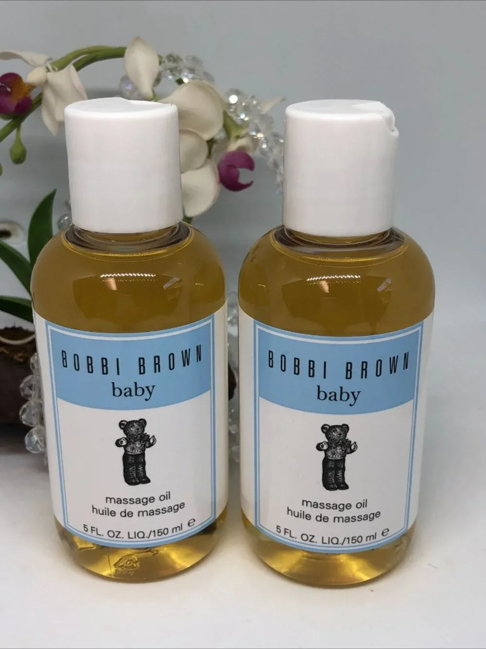 2x Bobbi Brown Baby Moisturizing Body Oil for Baby - 5 oz - New in Box