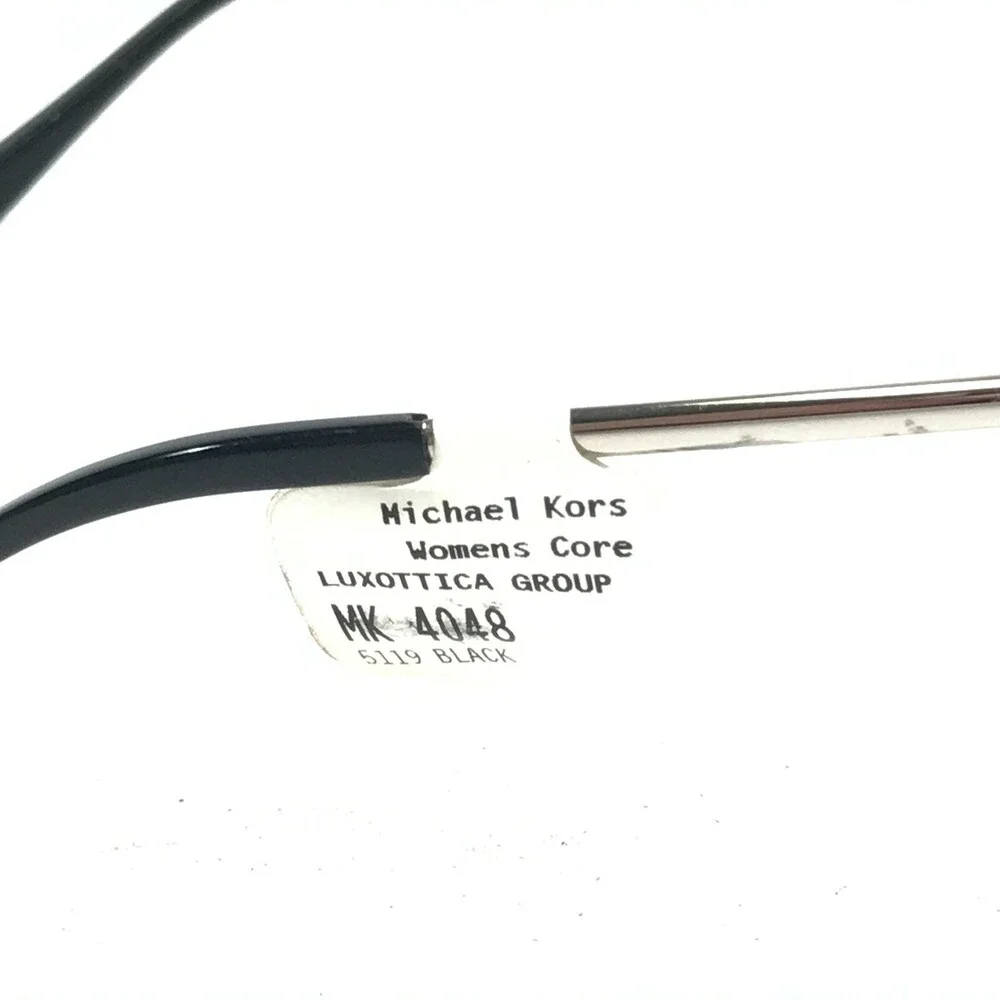 Michael Kors Eyeglasses Frames MK4048 Kea 3163 Black Silver Round 51-19-135