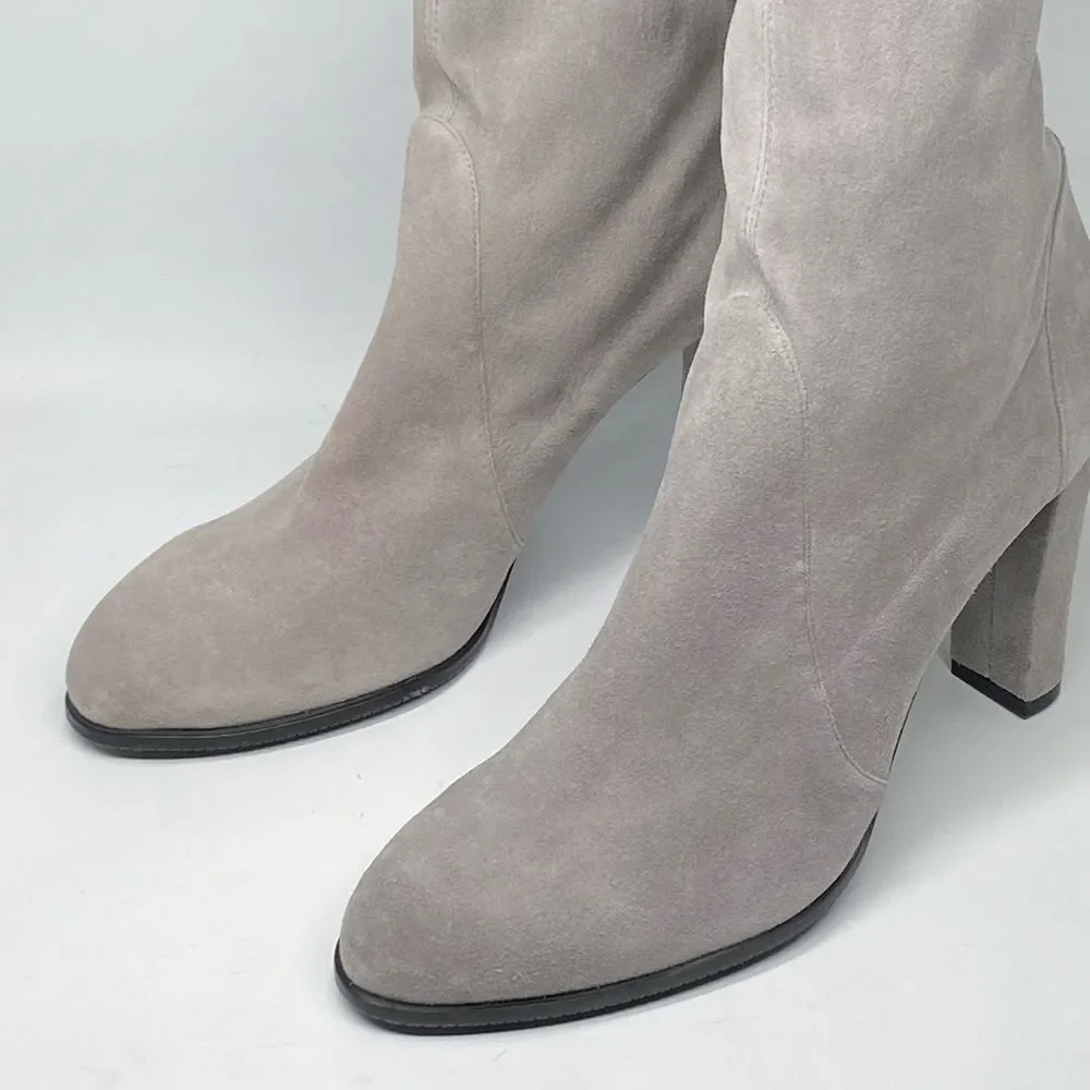 Stuart Weitzman Highland Block Heel Suede Over The Knee Boots size 11