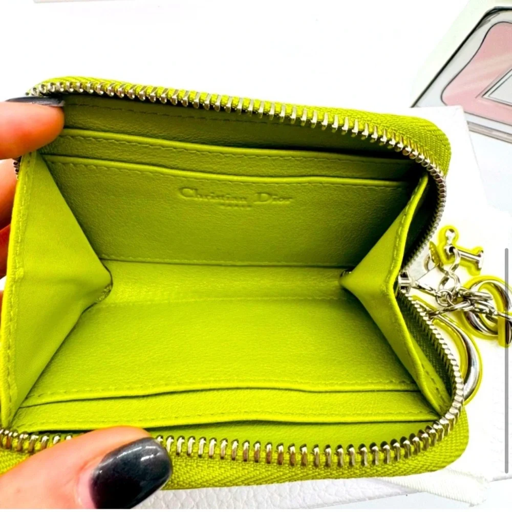 Dior neon bag
