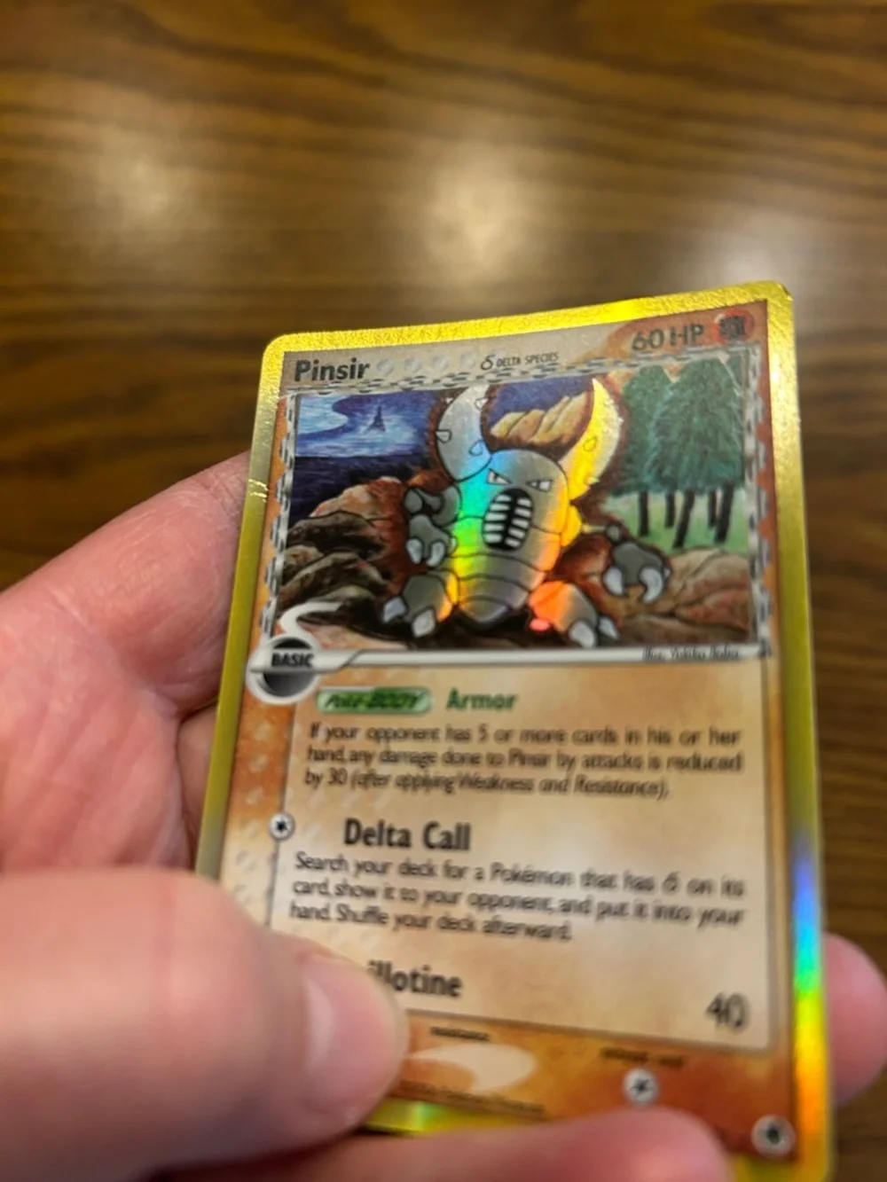 Pokemon trading card