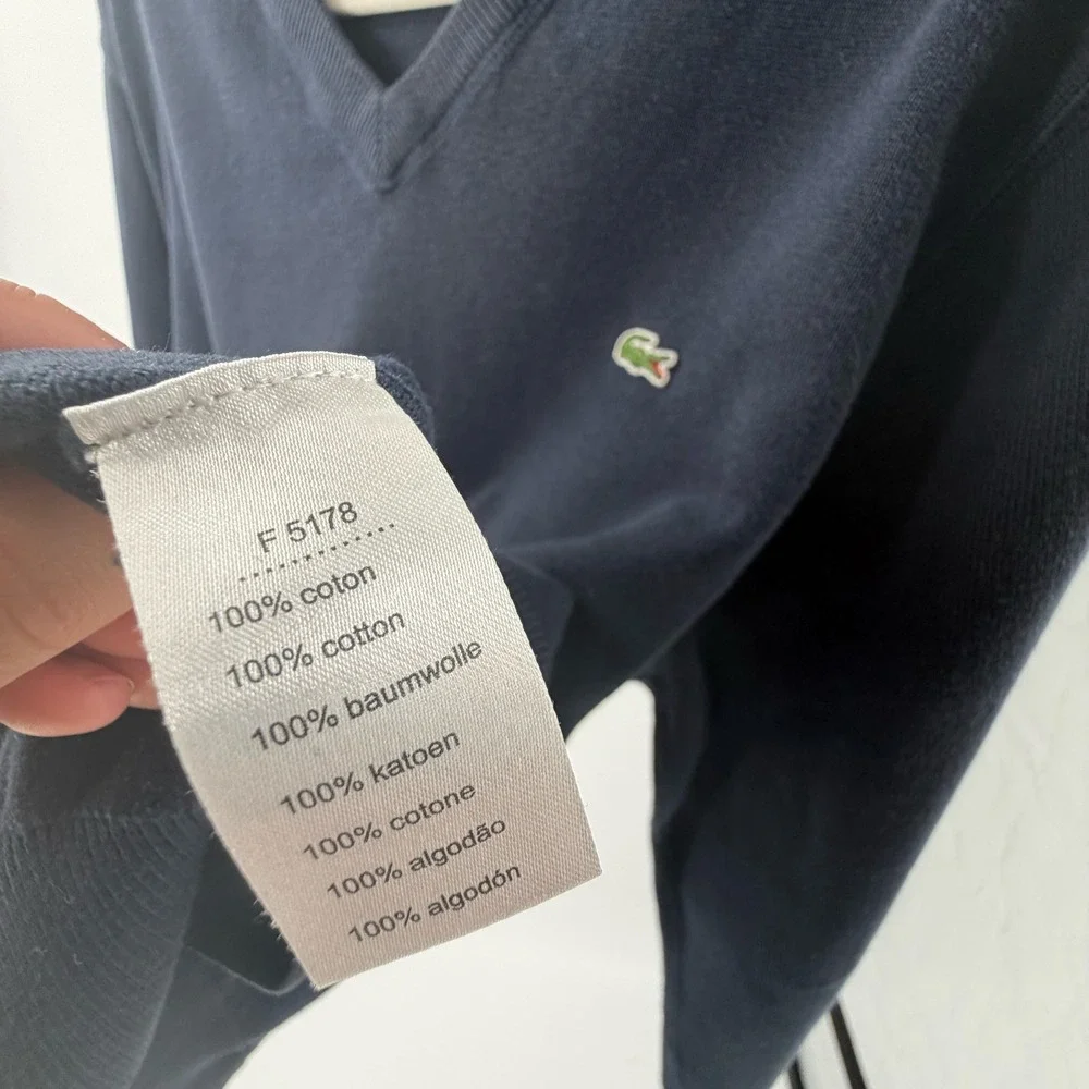 Lacoste neck sweater