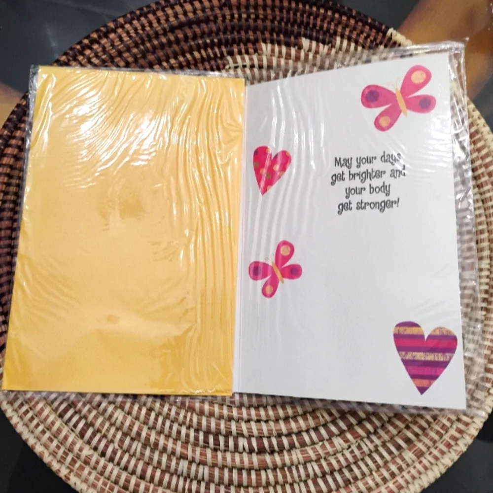 2 Get Well Soon Greeting Cards NEW