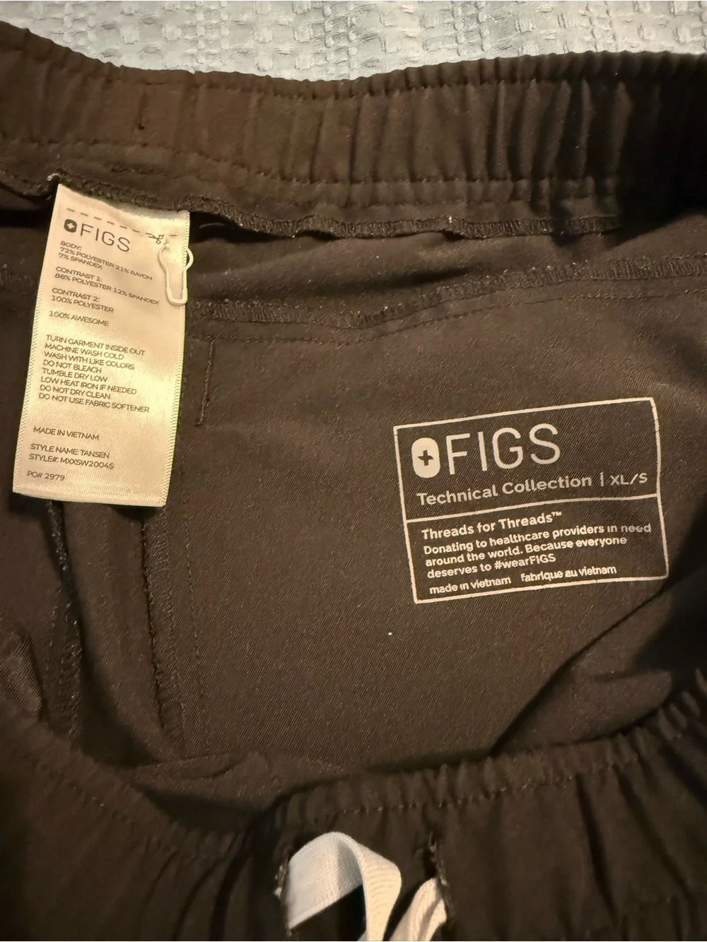 Figs Men’s Tansen Jogger Scrub Pant XL Black