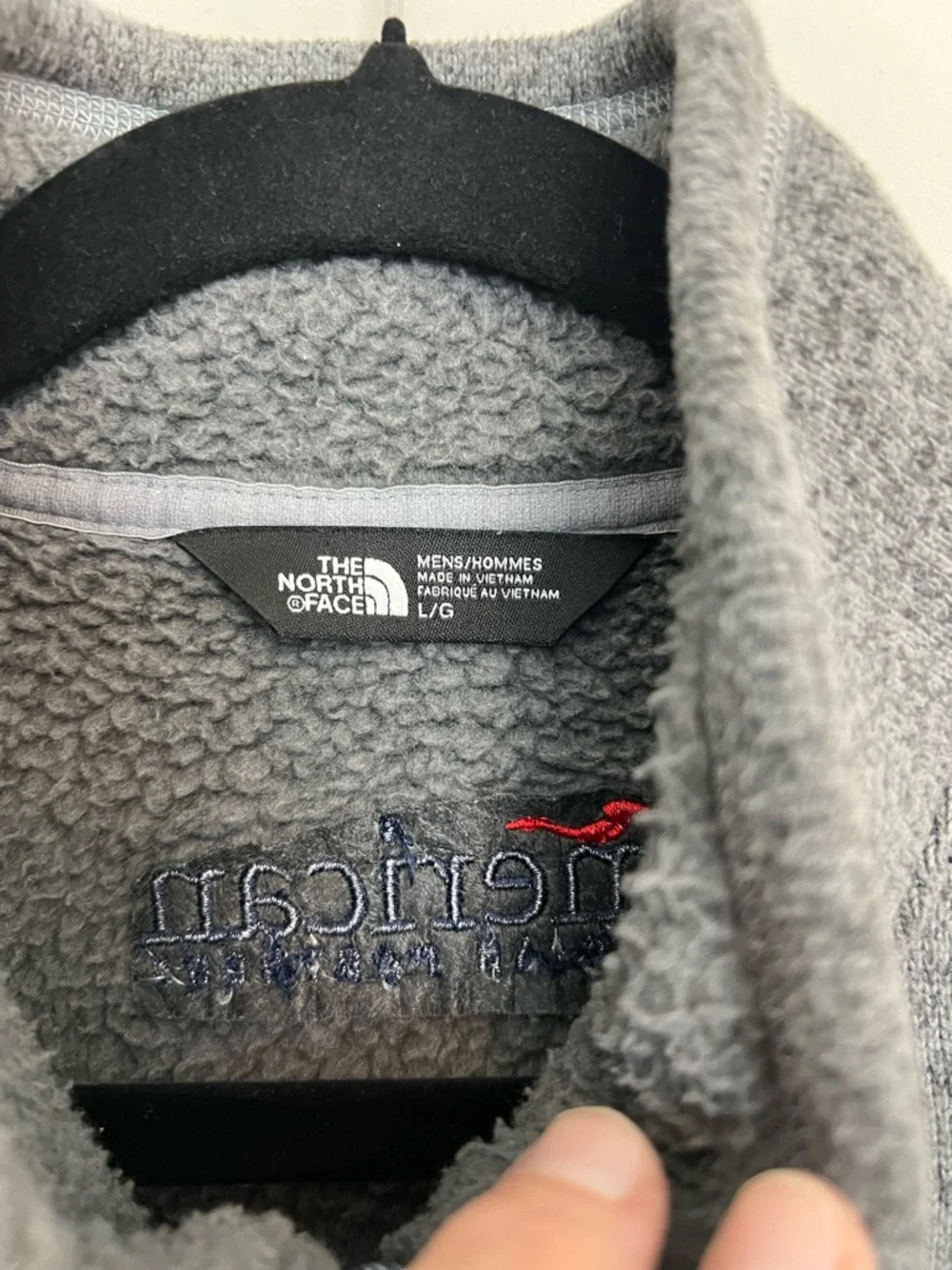 The North Face Men's Gordon Lyons Full Zip Fleece Jacket Heather gray Size L