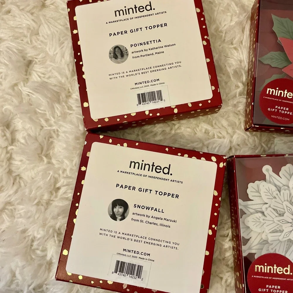 Minted six festive