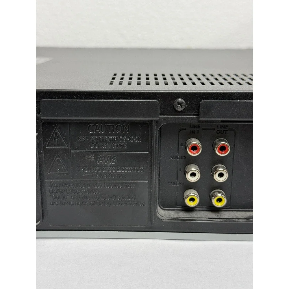 Sony‎ DVD VCR Combo Player Black Good SLV-D380P Progressive Scan Hi-Fi